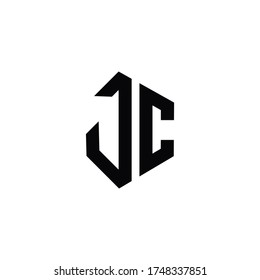initial JC Letter Logo Design polygon Monogram Icon Vector Template
