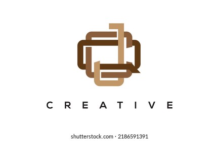 initial JCQ, QCJ letters Monogram Logo. Creative Modern JCQ, QCJ Letters icon vector Illustration.