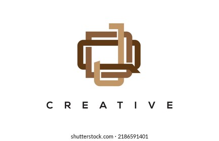 inicial JDQ, letras QDJ, logotipo de monograma. Creative Modern JDQ, Ilustración vectorial de letras QDJ, icono de letras QDJ.