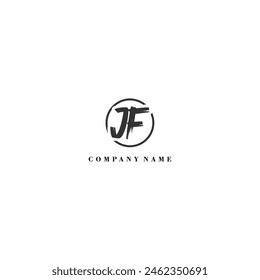 Ursprüngliche JF Brush Logo Firmentrend Identität