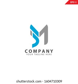 Initial JM Logo Design Inspiration Vector