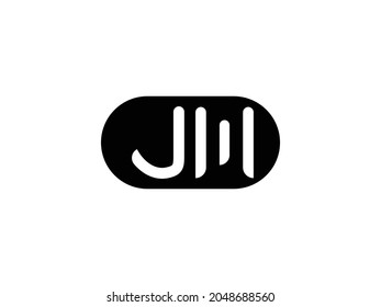 diseño inicial del logotipo vectorial JM o MJ.eps