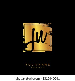 Initial JN handwriting logo vector