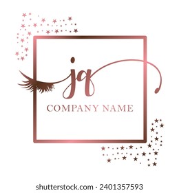 Erstmalige Kalligraphie-Firma JQ Auge und Wimpernhandschrift