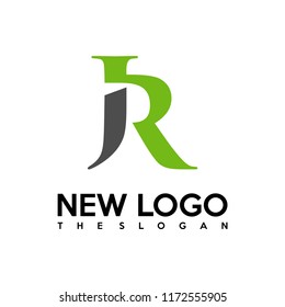 Initial JR logo vector