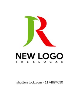 Initial JR logo vector
