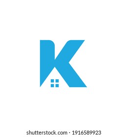 Initial-Design-Vektorgrafik für das K-House-Logo