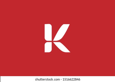 Initial K Letter Logo Design Vector Template. Monogram and Creative Alphabet KK Letters icon Illustration.