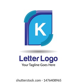 initial K Letter Logo Icon.Modern design.Vector illustration