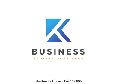 Initial K Logo Design Element, Vector Initial Letter Branding Logo