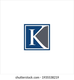 Initial K Logo Design, KK Letter Logo Vector
