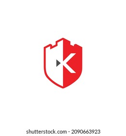 
Initial K logo icon design vector template. Creative Premium Minimal emblem design template. 
K vector element.
