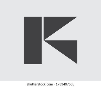 Entwürfe für anfängliche k-Logos und Logos für Monogramme 