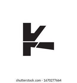 Initial K logo vector template