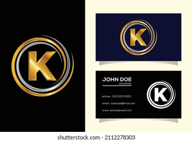 Alfabeto monograma K inicial en espiral. Diseño de logotipo de desbordamiento de espiral giratoria. emblema de letra