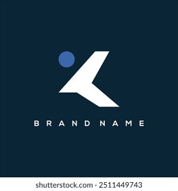 initial K motion logo vector