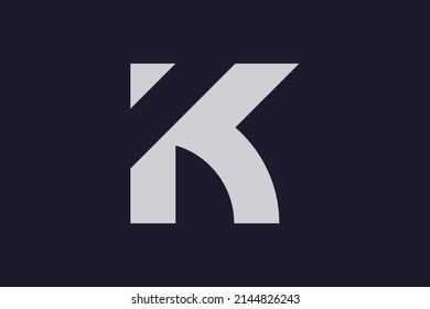 Initial K RK KR modern monogram and elegant logo design, Professional Letters Vector Icon Logo on luxury background.