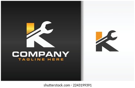 the initial K wrench logo