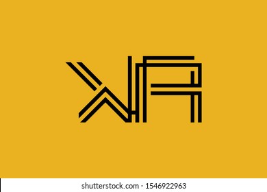 Initial KA AK KR RK modern monogram and elegant logo design, Professional Letters Vector Icon Logo on background.