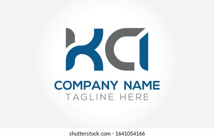 Initial KA letter Type Logo Design vector Illustration. Abstract Letter KA logo Design