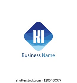 Initial KI Letter Logo Design