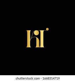 Initial KT letter Logo Design vector Illustration. Abstract Letter KT logo Design