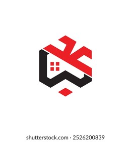 initial kw letter logo design, wk letter logo design vector template