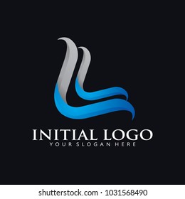 Initial L Classic Logo icon