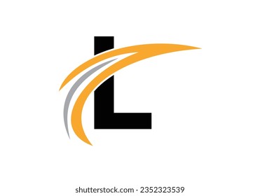 Initial L Letter Alphabet Logo Design In Vector Format. Logotype For Business And Company Identity