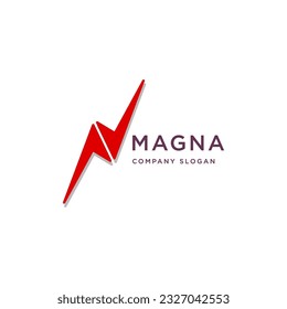 diseño inicial del logotipo de la letra L con ilustración del vector del relámpago. Logotipo de L lightning Minimalist aislado en fondo negro