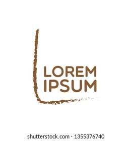 initial L letter logo, sign or icon 