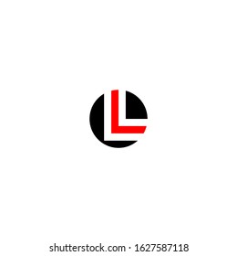 Initial L logo Design Vector with shape. Illustration of L Letter flat Logo design vector 