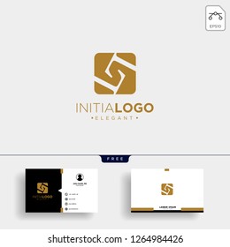 initial L luxury logo template vector illustration and business card design