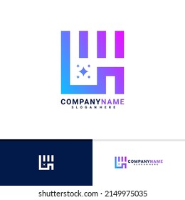 Plantilla de vector del logotipo L M S inicial, conceptos de diseño del logotipo Creative L M S