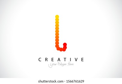 Initial L Modern Trendy Design Logo Concept. Creative look Icon Logo with circle and gradient style Vector Illustration.