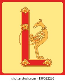 Initial L in old russian style