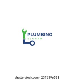 Plantilla de icono de diseño del logotipo de fontanería L inicial