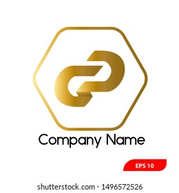 Initial latter CC/CP logo icon