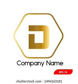Initial latter D logo icon