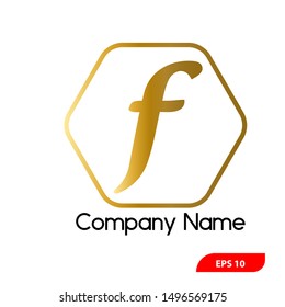 Initial latter F logo icon