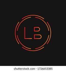 Initial LB letter Logo Design vector Template. Abstract Letter LB logo Design