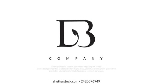 Initial LB Logo Design Vector 