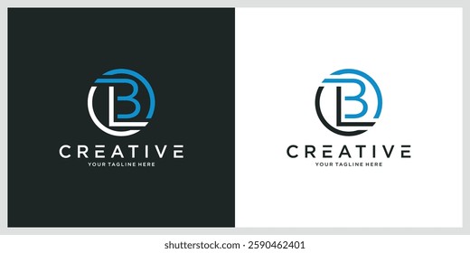 Initial LB Logo Design Vector 
