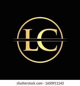 Initial LC letter Logo Design vector Template. Abstract Letter LC logo Design