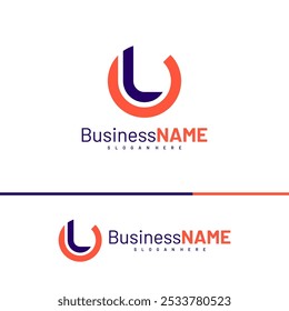 Initial LC logo design vector illustration, Creative letter LC logo concepts