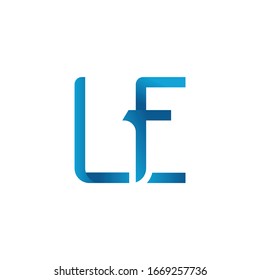 Initial LE letter Business Logo Design vector Template. Abstract Letter LE logo Design