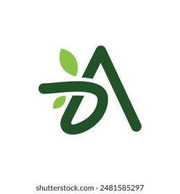 Initial A Leaf Nature Business Simplicity Creative Design Logo
