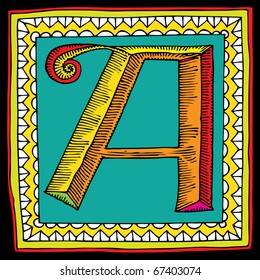 initial letter A