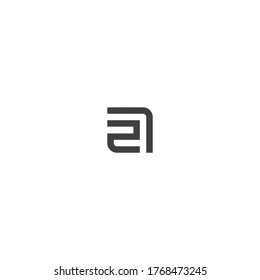 Initial Letter 2R Logo Template Design,Unique attractive creative modern
