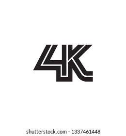 Initial Letter 4K Linked Design Logo Template